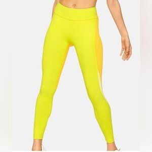 Outdoor Voices TechSweat 7/8 Zoom Leggings yellow